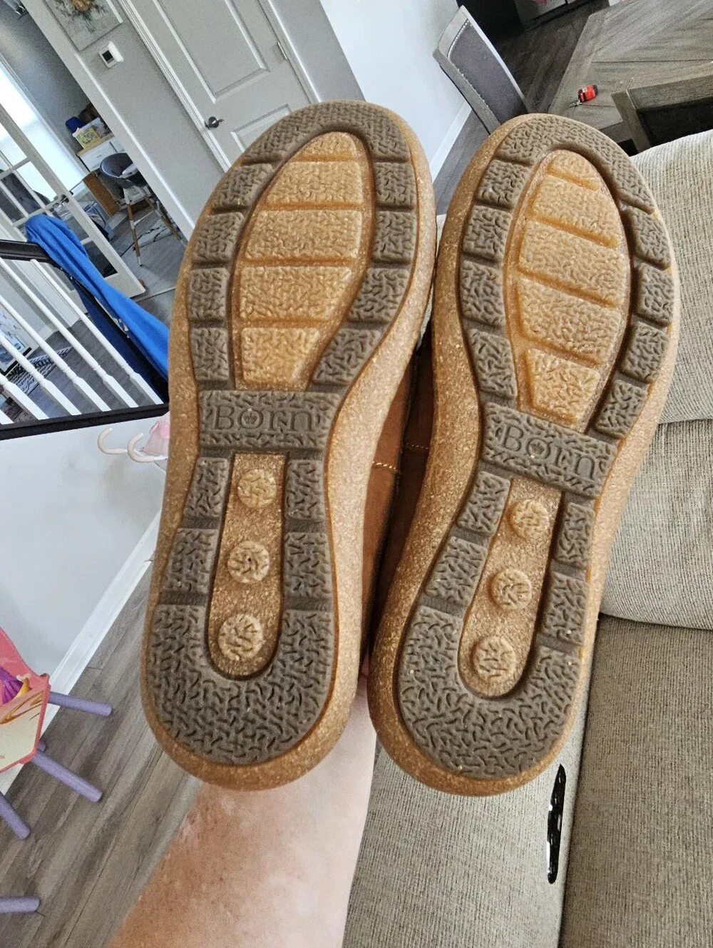 Børn Leather Slip-On Loafers Size 10.5